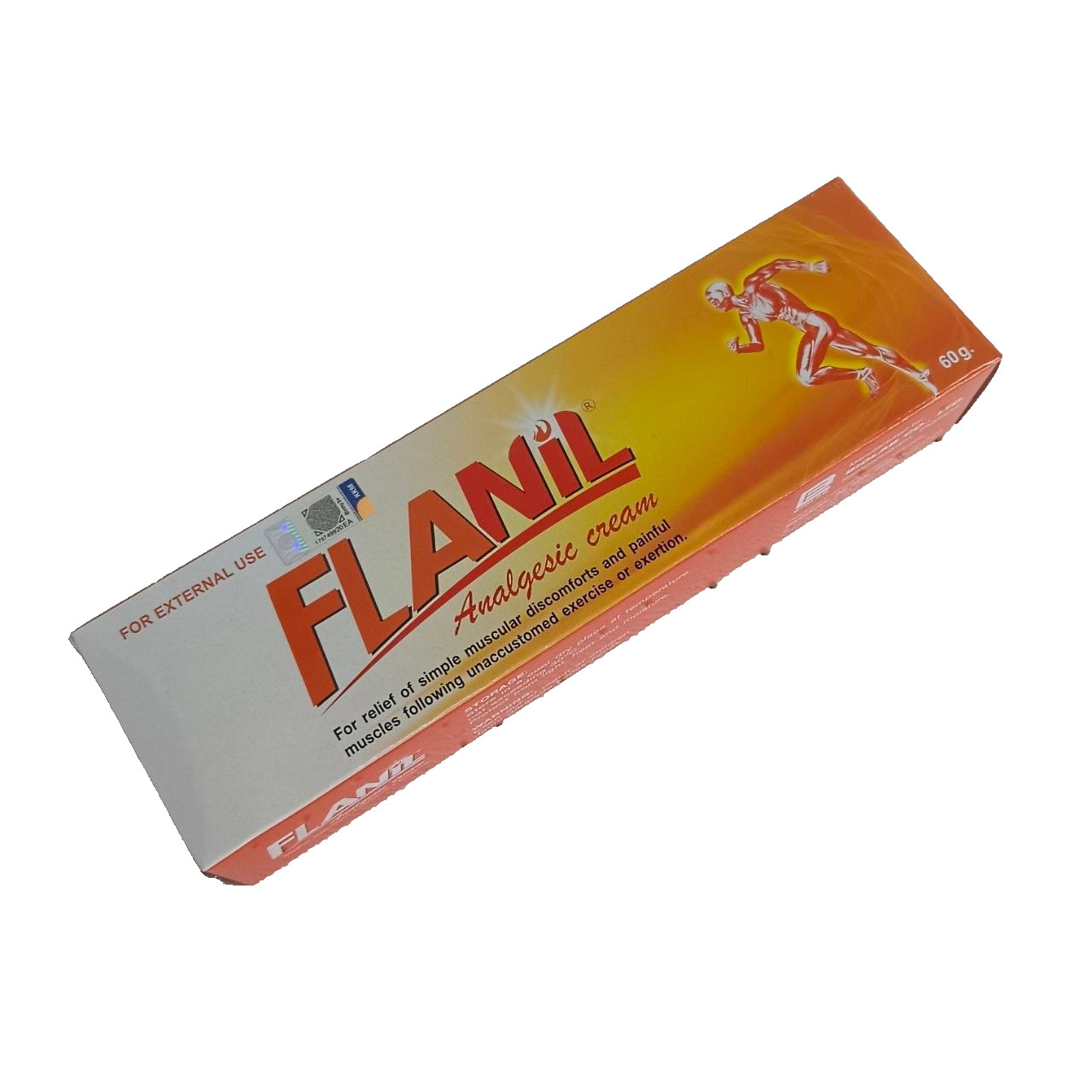 Flanil Analgesic Cream 60g Muscular Pain Relief Muscle Ache Joint Strain