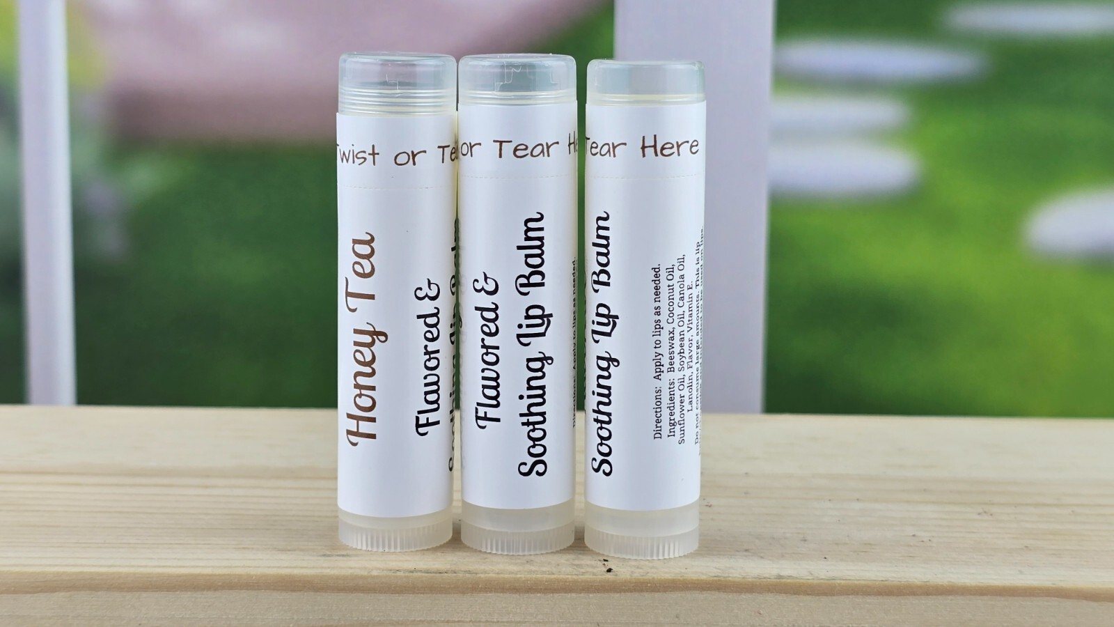 TSA Handmade Sweet Honey Flavored Lip Balm – Choose Your Quantity