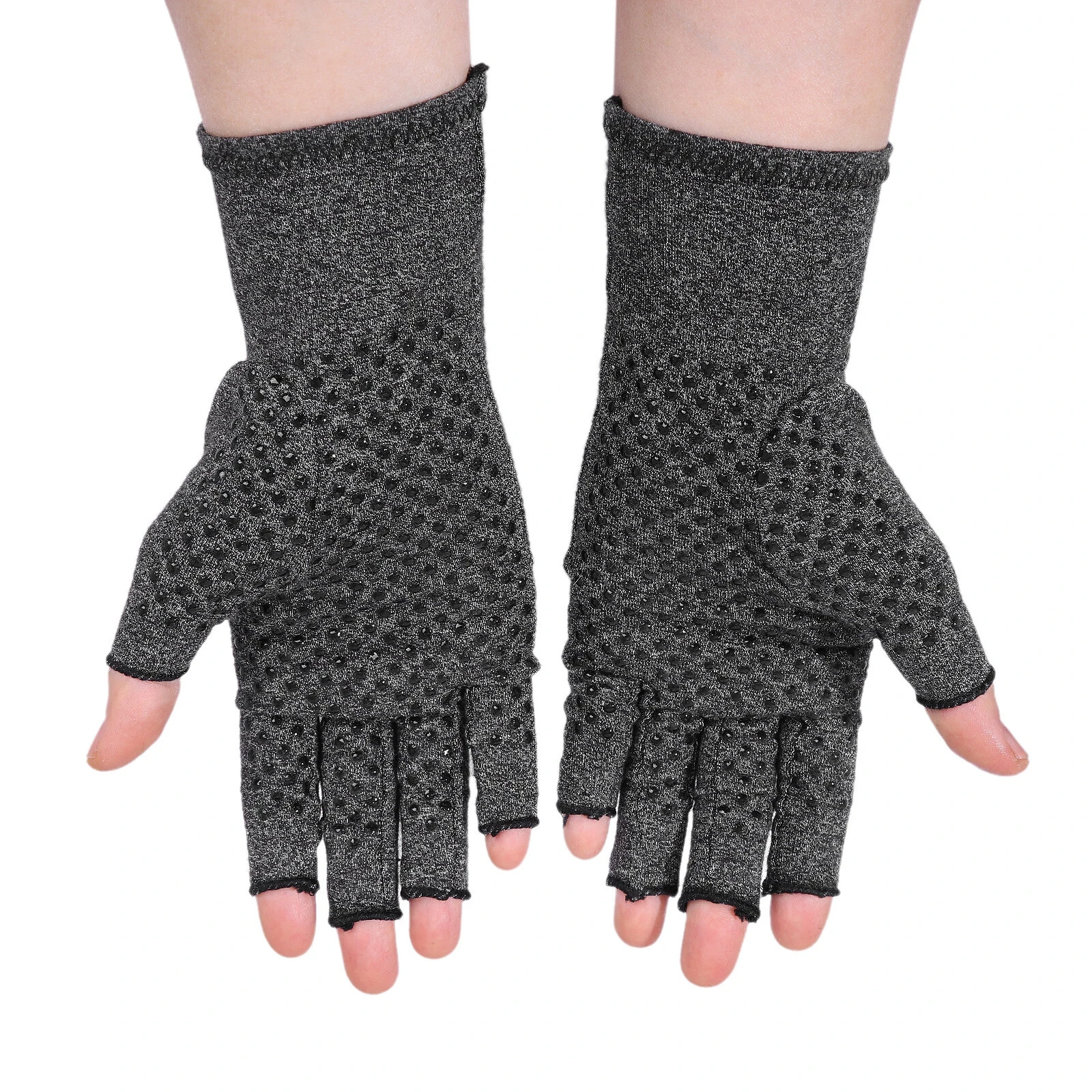 2PCS Copper Arthritis Compression Gloves Pain Relief Medical Hand Support Brace