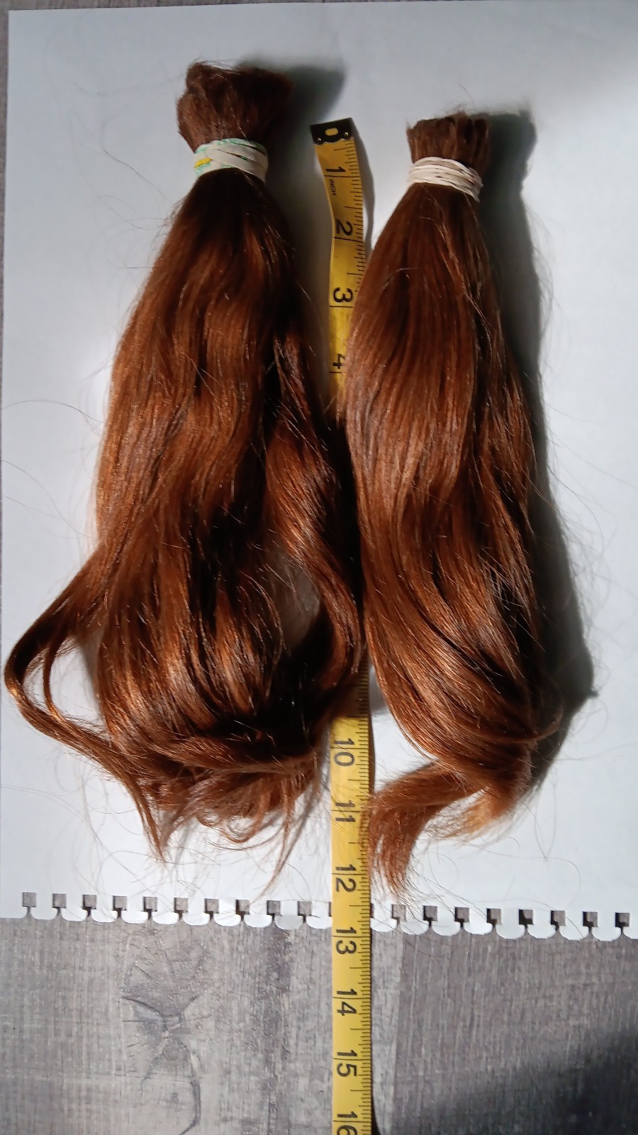 Human hair ponytails 12 inch blonde