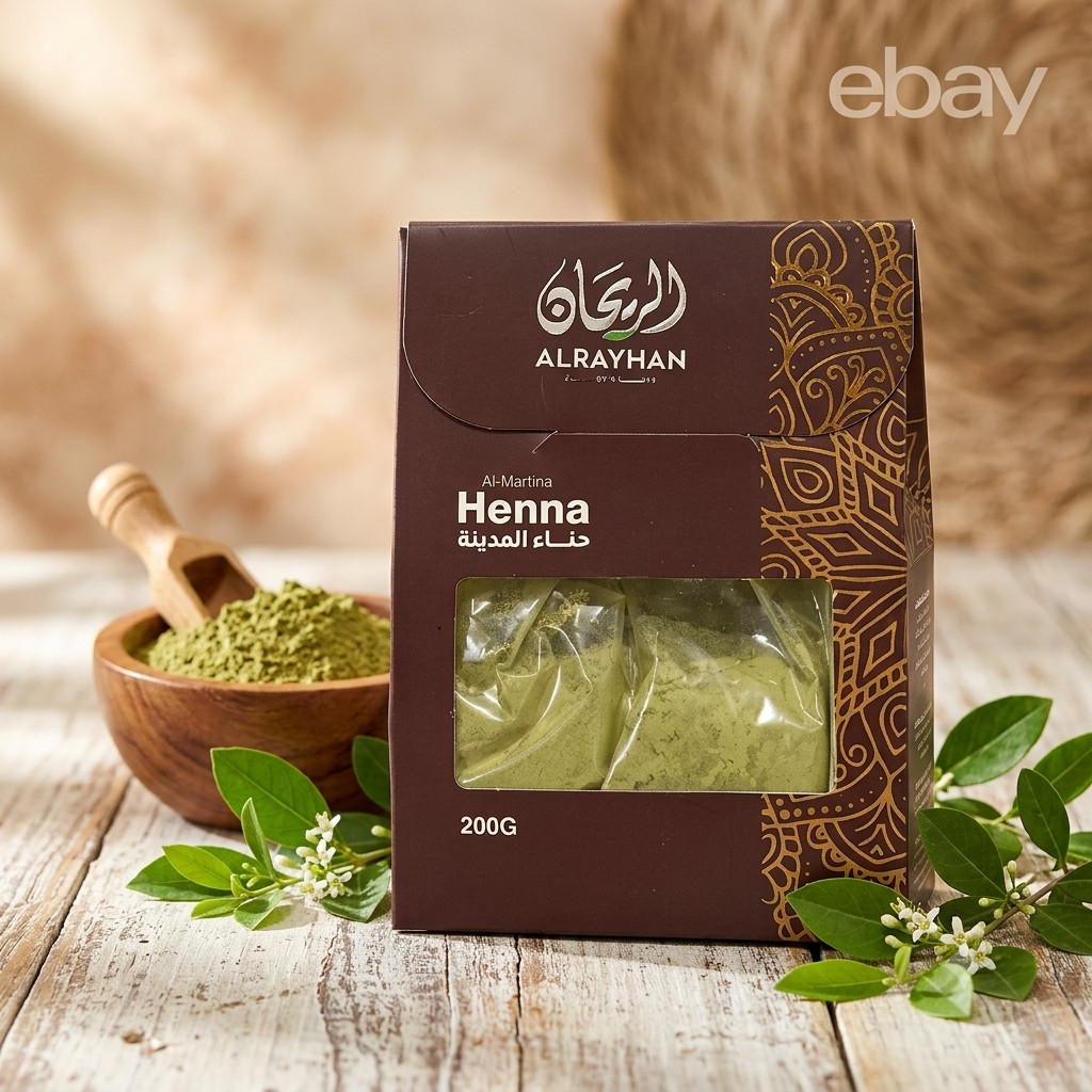 Henna Al-Madina Pure Powder Natural Hair Dye & Skincare 200g