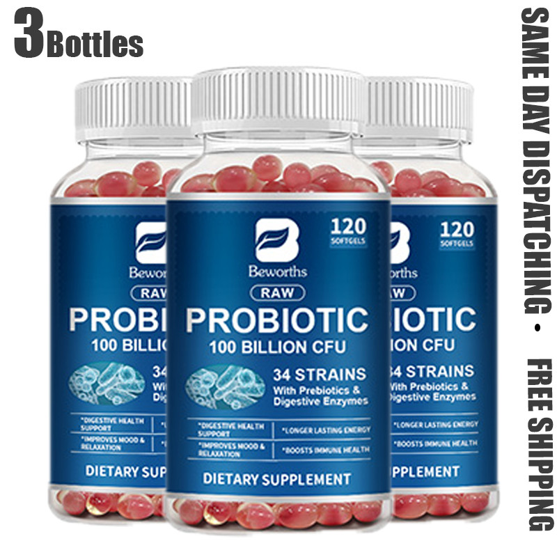 360 Pills Probiotics 100 Billion CFU Potency Digestive Enzyme – Digestive Immune
