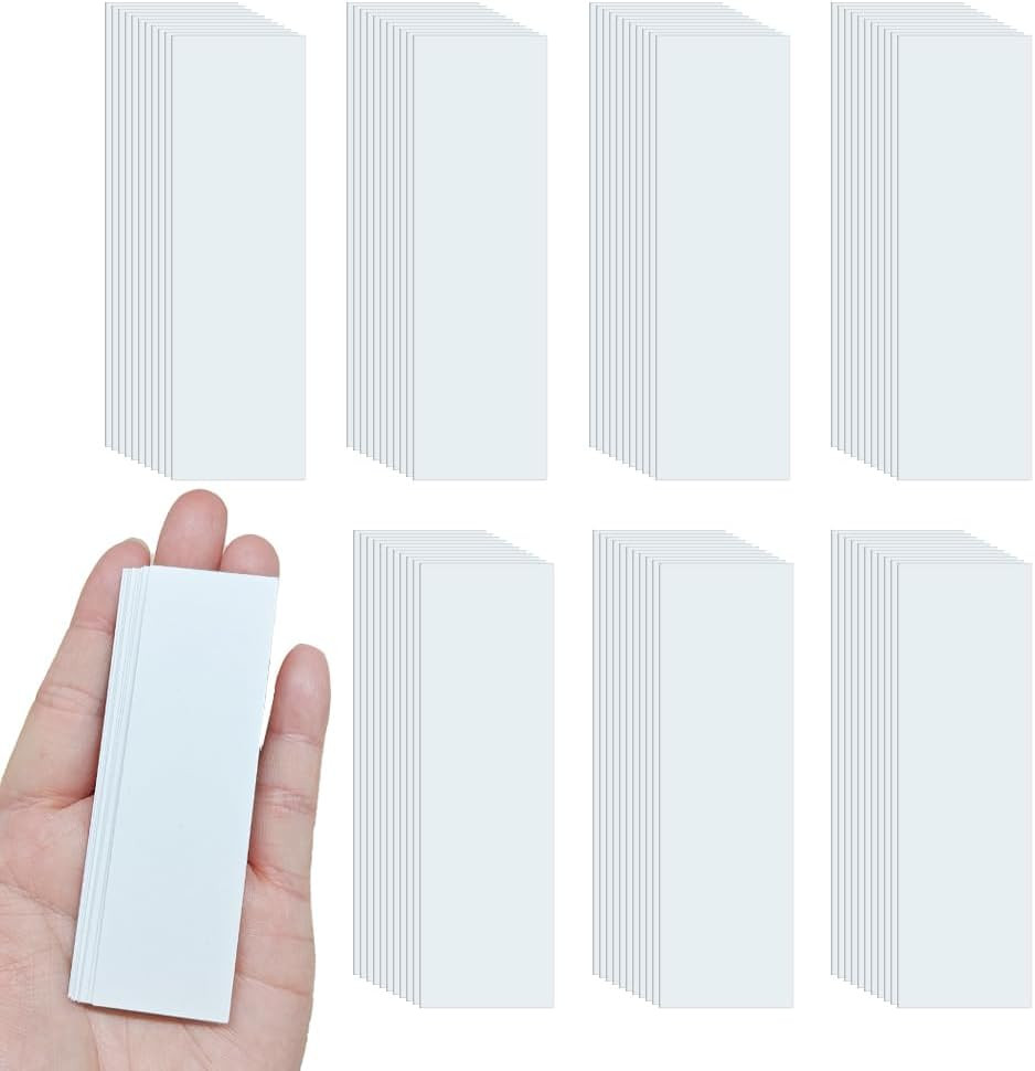 100 Pcs Perfume Tester Strips Bright White Fragrance Blotter Test Strips Paper C