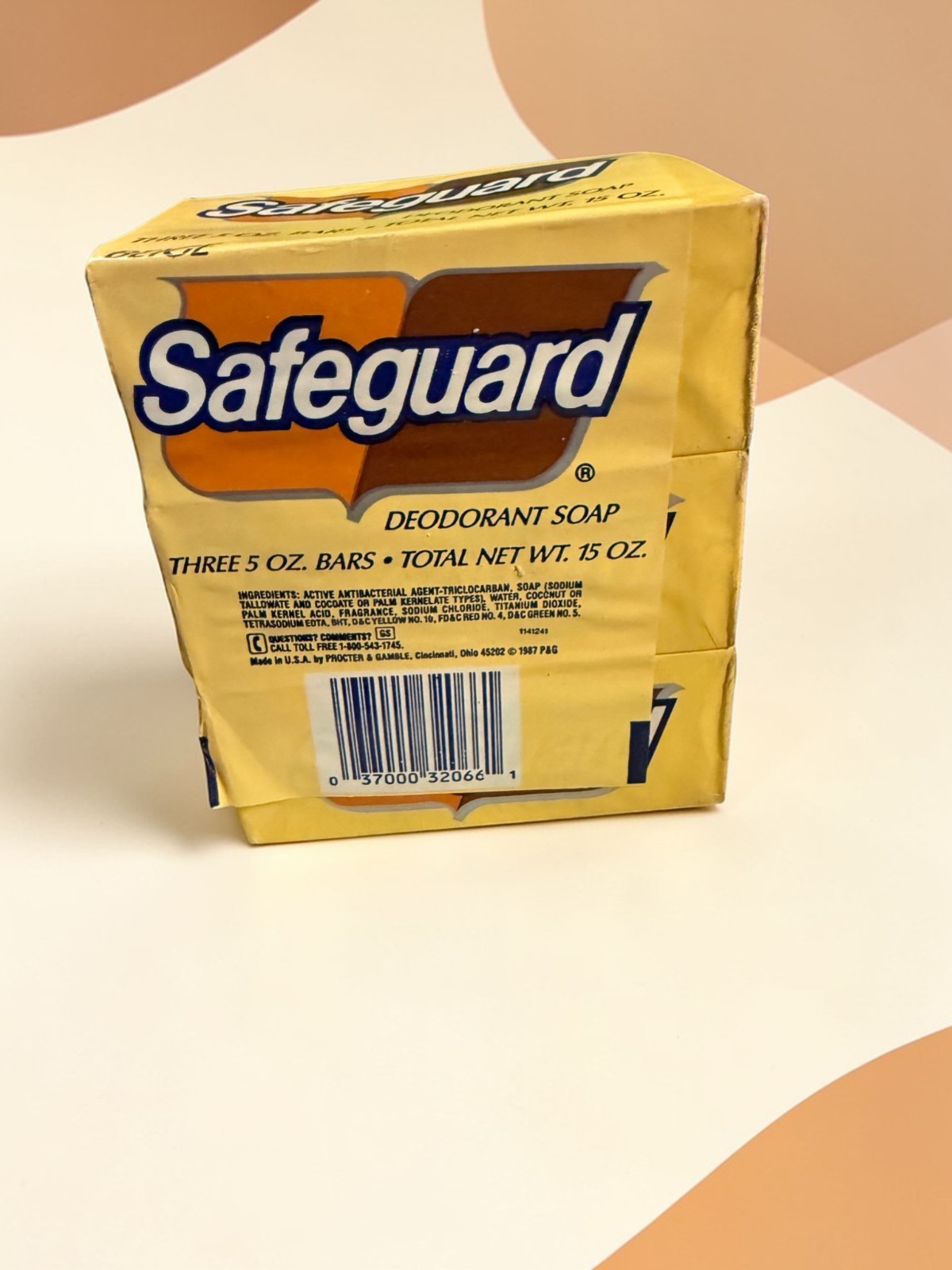 Vintage Safeguard Deodorant Soap 3 Bar Pack 5oz Each NOS Procter & Gamble