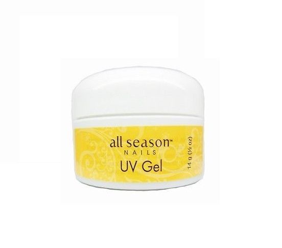All Season Nails UV Nail Gel White – 0.5 oz (14g)