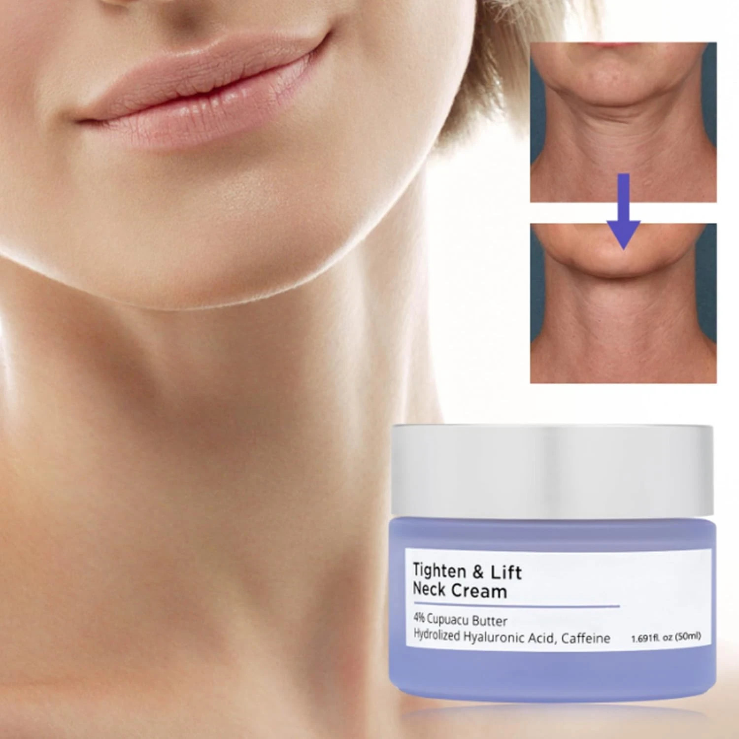 Go New Pure Beauty Tighten & Lift Neck Firming Cream – Anti-Aging Neck Creams fo