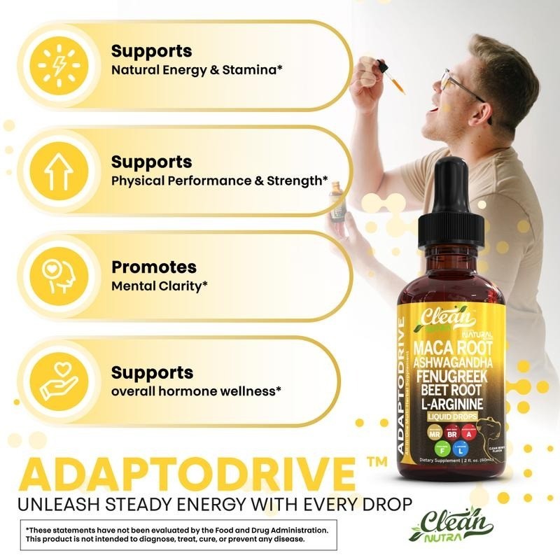 Vegan Organic Maca Liquid Drops Multi Herbal Daily Body Wellness Supplement