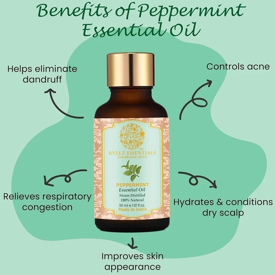 Ryllz Essentials Peppermint Essential Oil 30ml