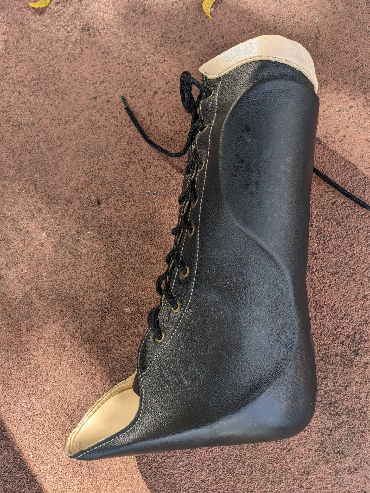 Stylish LEATHER AFO ORTHOPEDIC Boot left Foot Adult Unknown Brand.