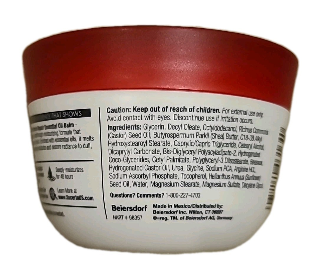 ( 1 ) |Eucerin INTENSIVE Repair ESSENTIAL OIL BALM 7oz Very dry Skin | Sealed