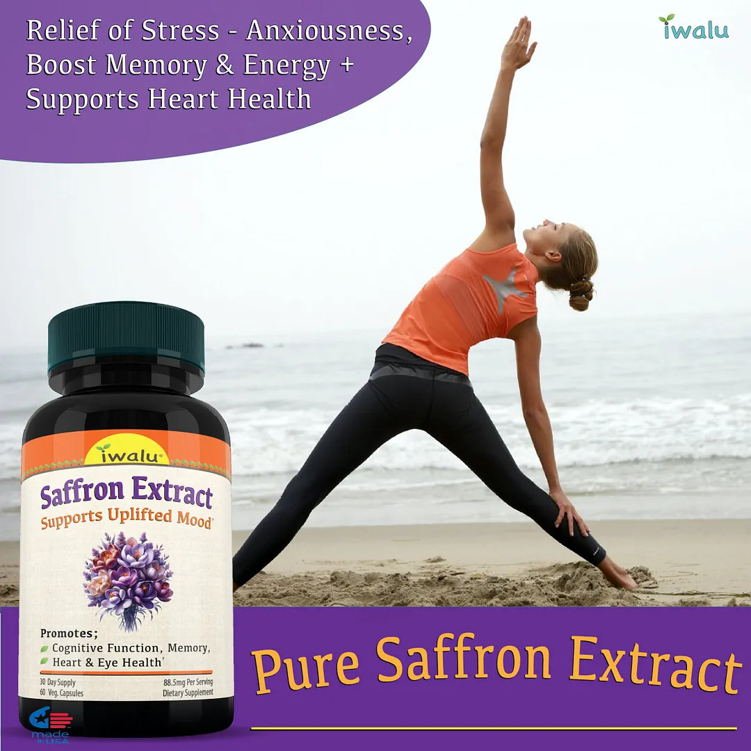 30Mg Saffron | Best Supplement Capsule Pill Men Women FREE SHIP