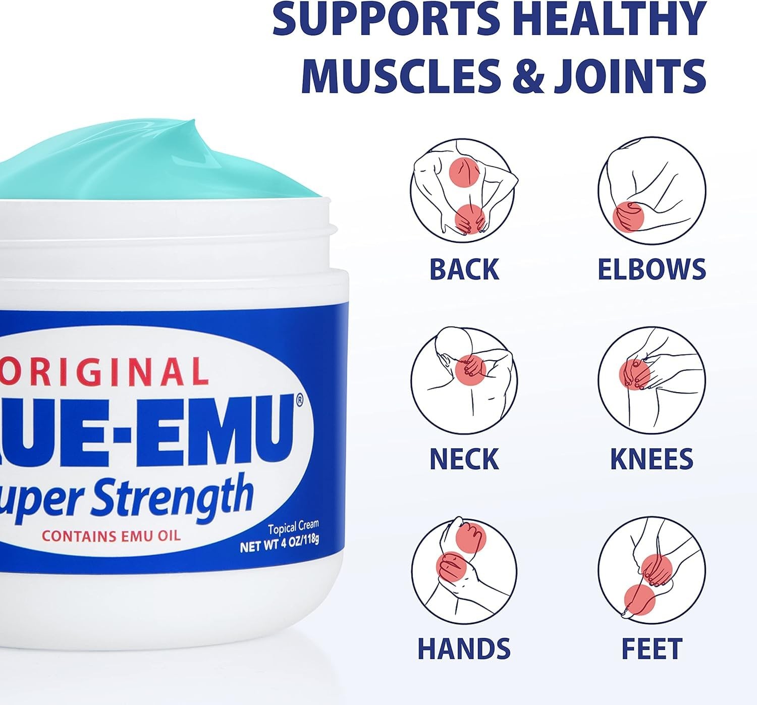 Muscle & Joint Deep Soothing Analgesic Cream 12oz Pain Relief