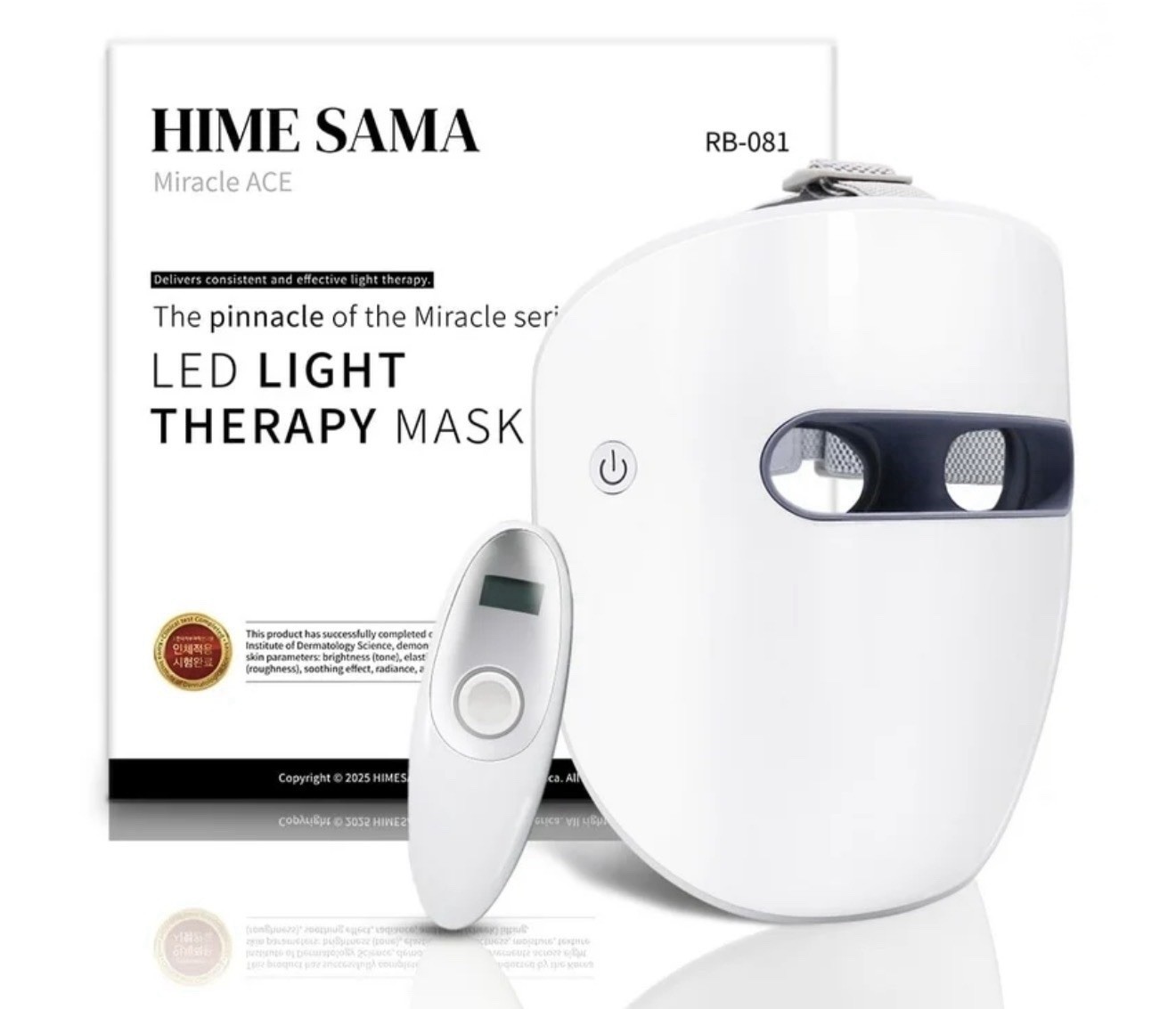 HIME SAMA LED Face Mask 8-Color Wireless Light for Skincare ACE RB-081 New