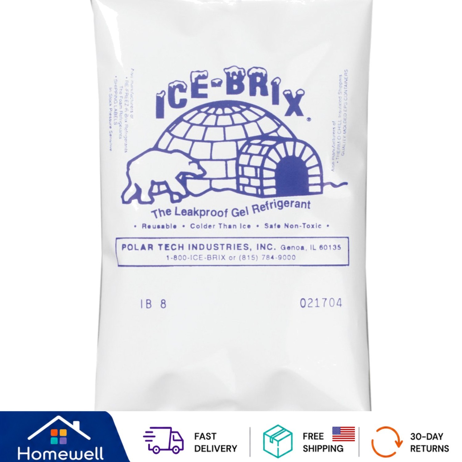 Long-Lasting Leak Proof Cold Packs – 48 Count Gel Pack for Flat Feet Relief