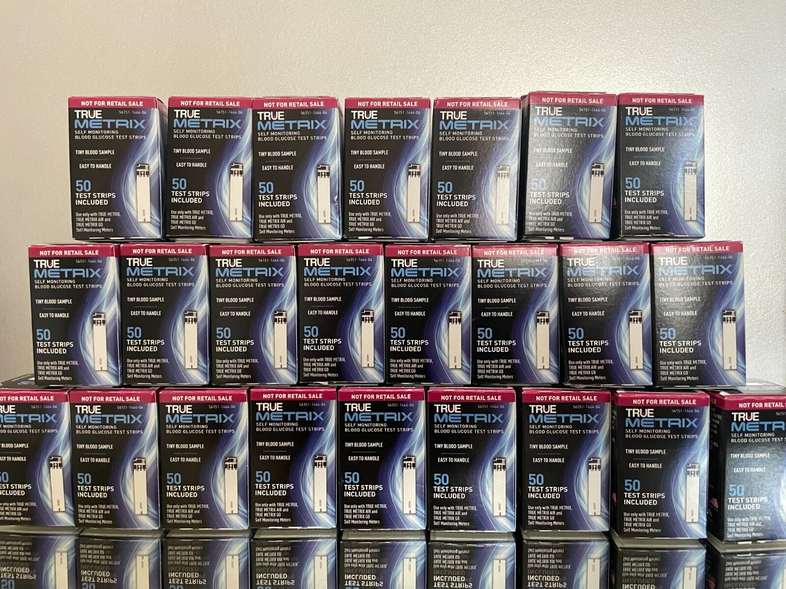 True Metrix Blood Glucose Test Strips (216 BOXES) EXP 06/2027. FREE SHIP