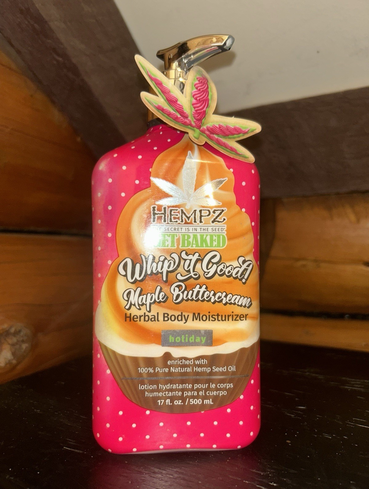 Hempz Get Baked Maple Buttercream Hydrating Body Lotion w/ Hemp Seed Oil