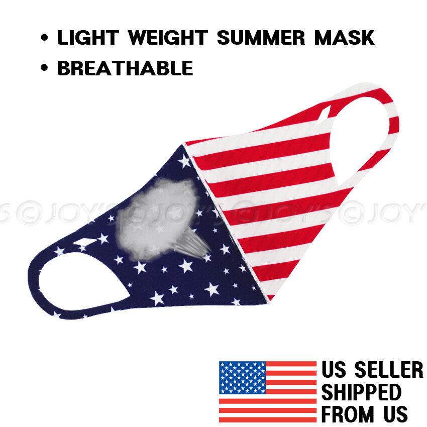 Lightweight Face Mask – Unisex Adult Washable Breathable High Quality Spandex