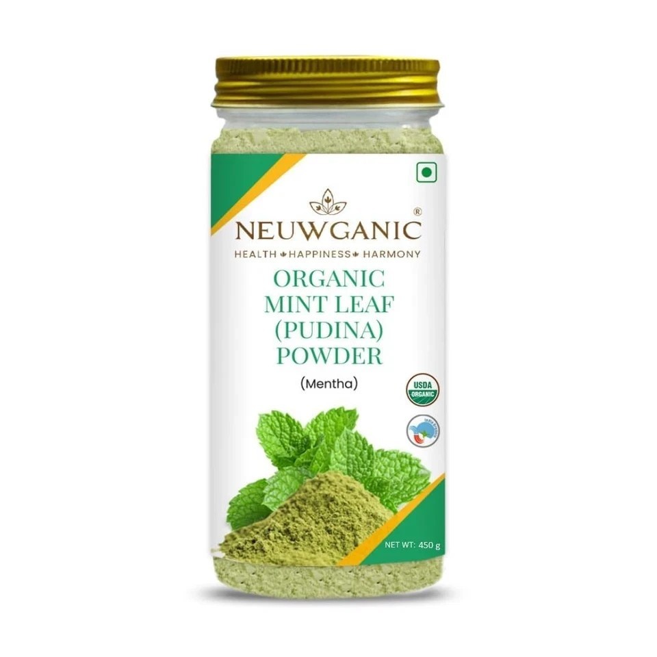 Neuwganic Organic Mint Leaf Pudina Powder 450gm