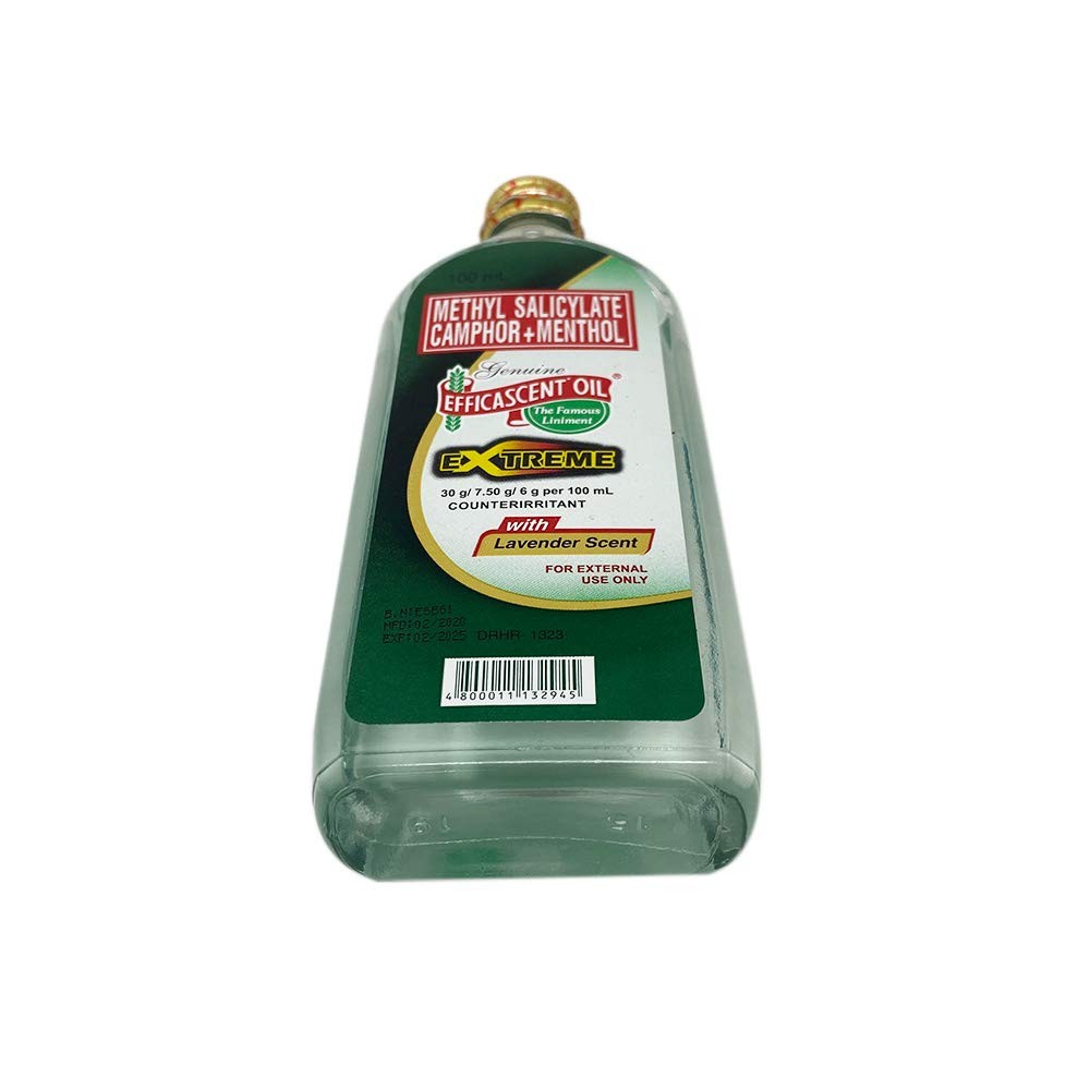 Extreme Strength Methyl Salicylate Camphor Menthol with Lavender Scent 100ml
