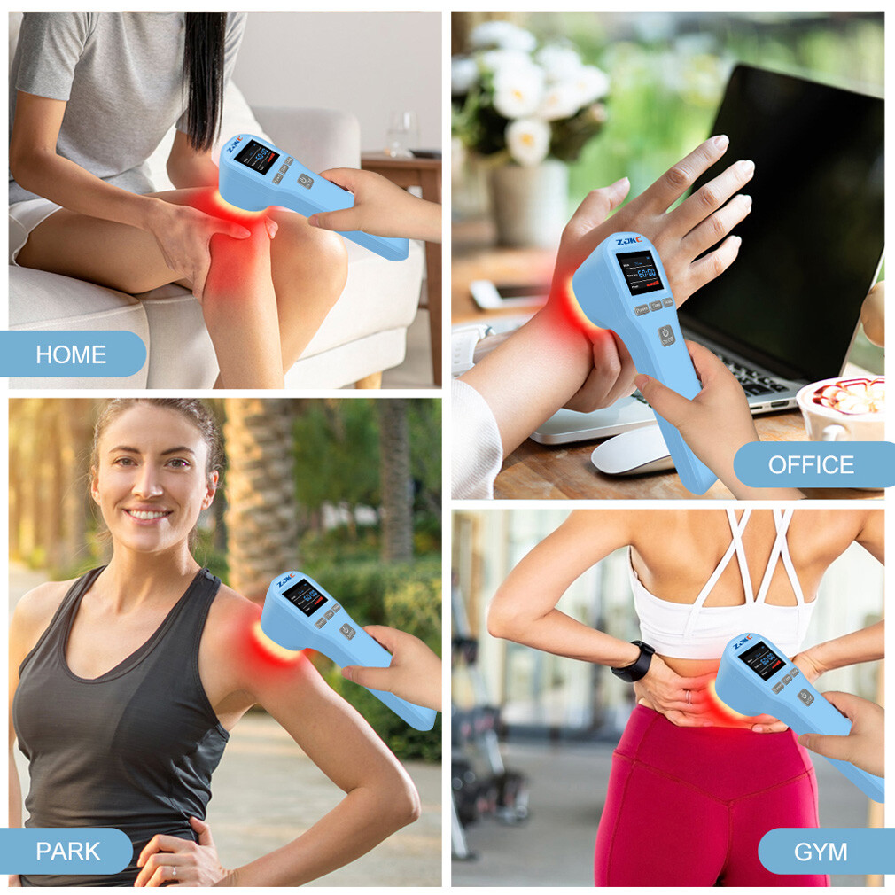 Class 4/3b Cold Laser Therapy for Knees Body Pain Device Wound Healing 880mw