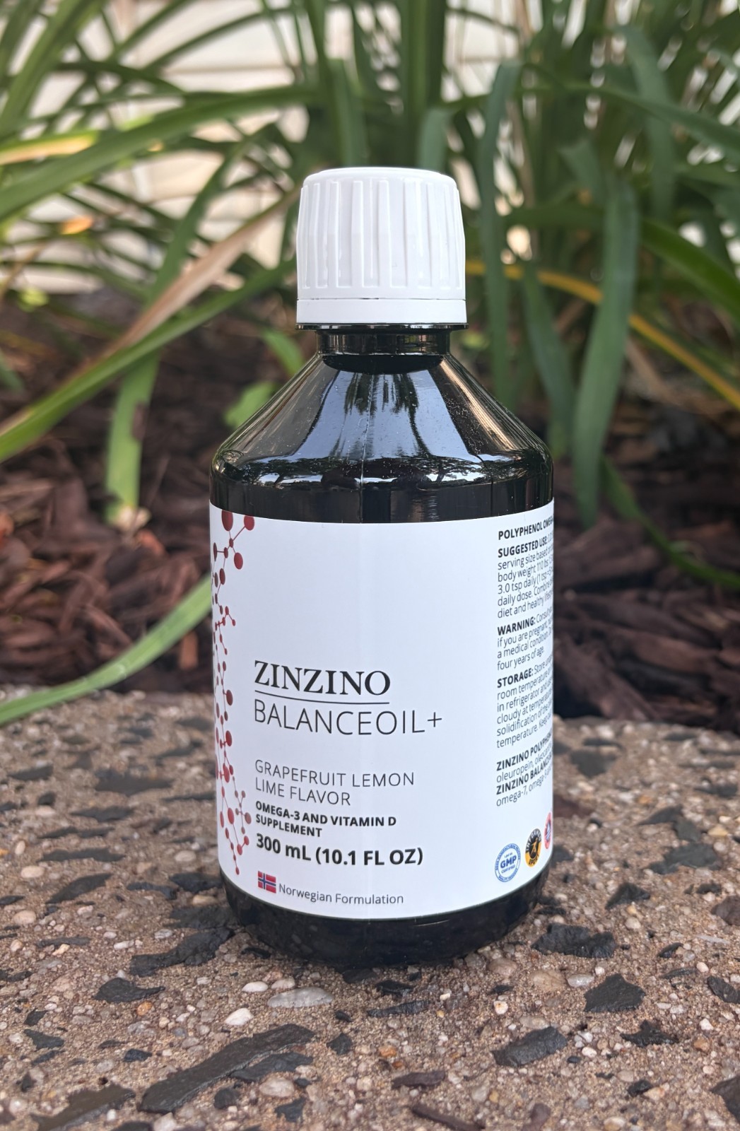 Zinzino BalanceOil+ Grapefruit Lemon Lime Premium Omega-3 Balance Oil 300ml