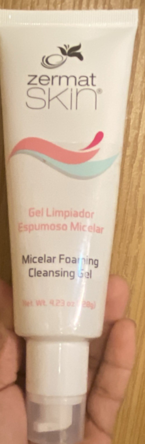 Zermat Skin Micelar Foaming Cleansing Gel Net. Wt. 4.23 Oz (120g)