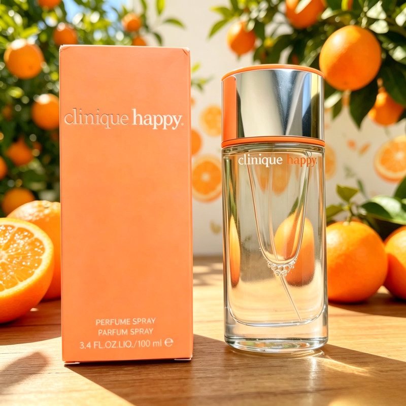 Clinique Happy Eau de Parfum Spray-Perfume For Women|Notes of Citrus,3.4oz/100ml