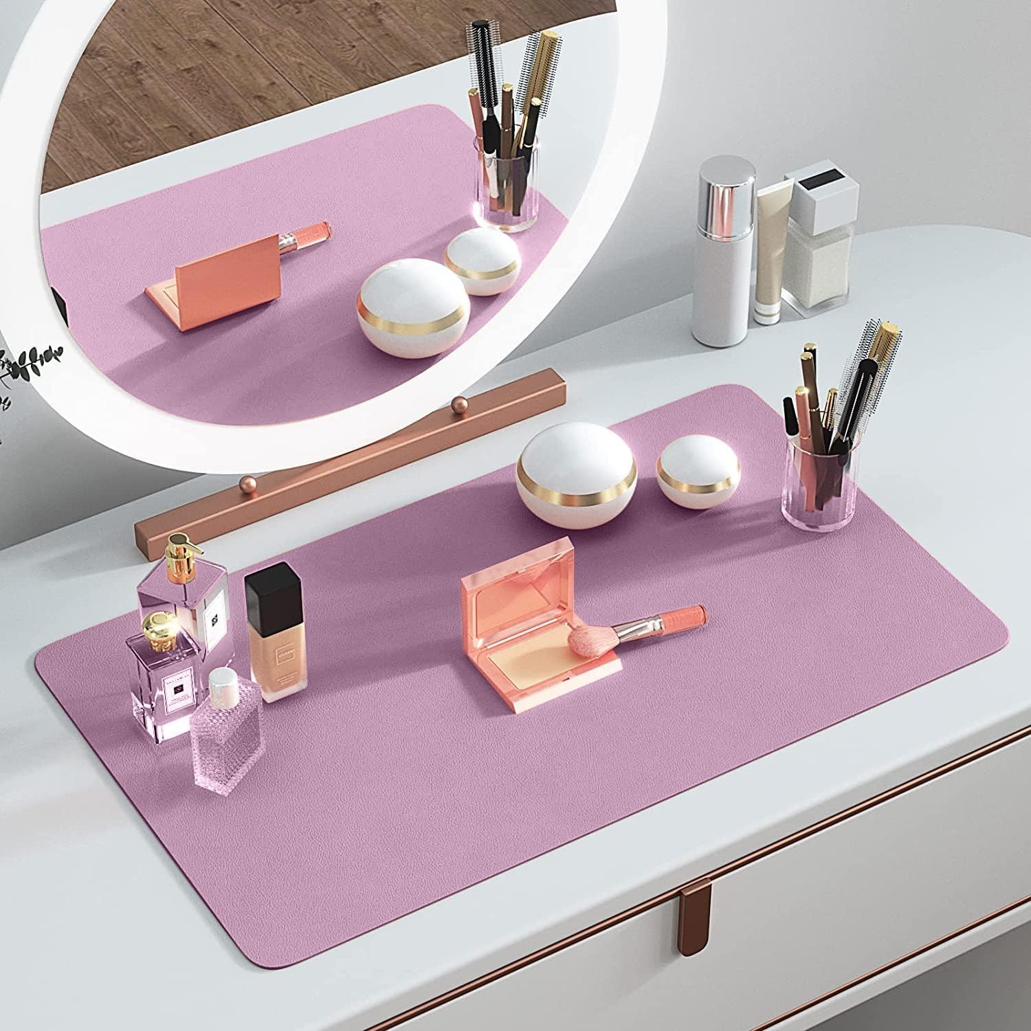 Makeup Mat for Vanity Top Protector, Cover Work Table Waterproof, Oilproof