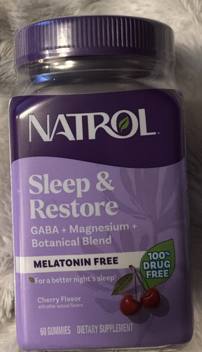 Natrol Non-Melatonin Sleep and Restore Gummies – Tart Cherry 60ct *EXP 05/2027*