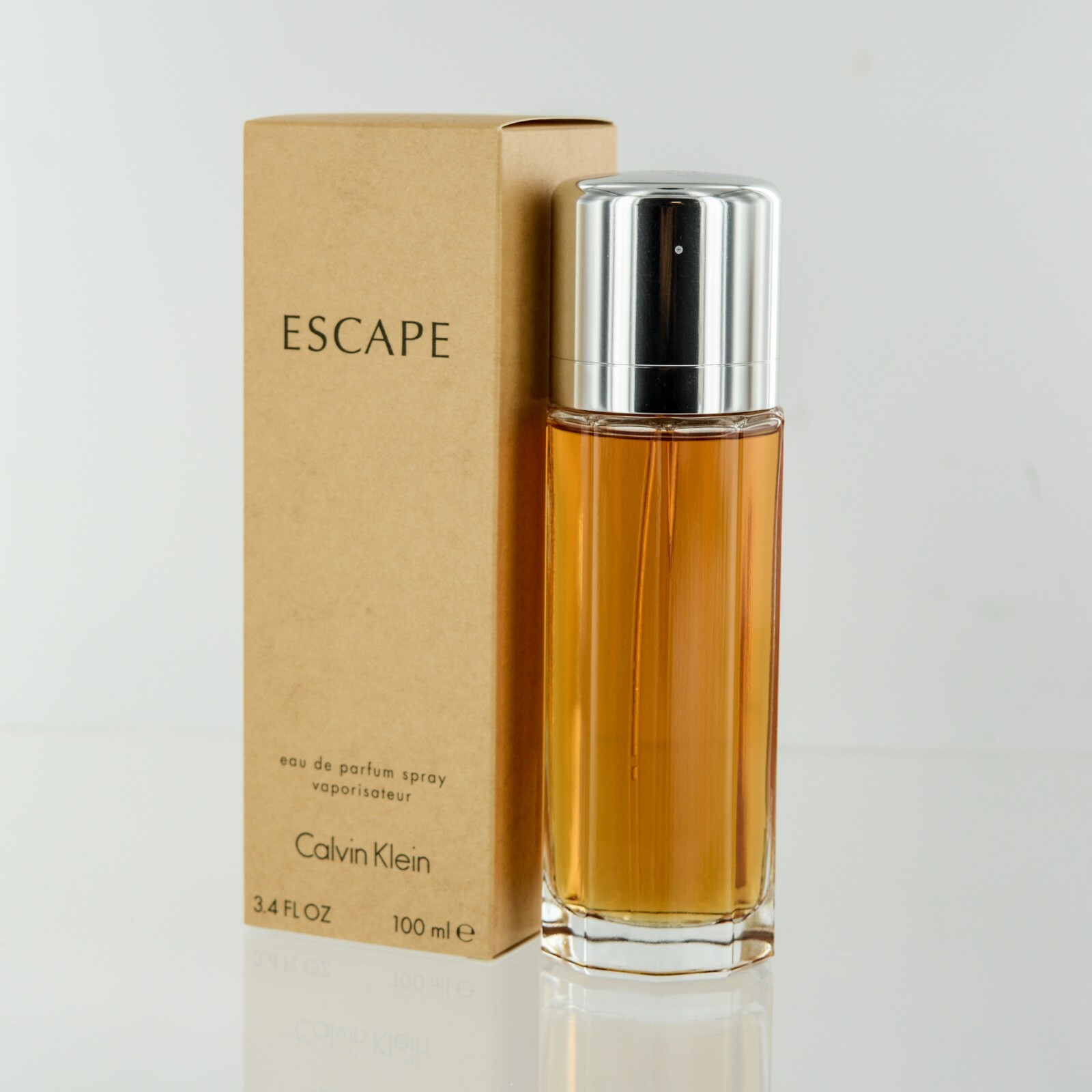 Escape by Calvin Klein Eau De Parfum Spray 3.4 Oz (100ml) For Women New In Box