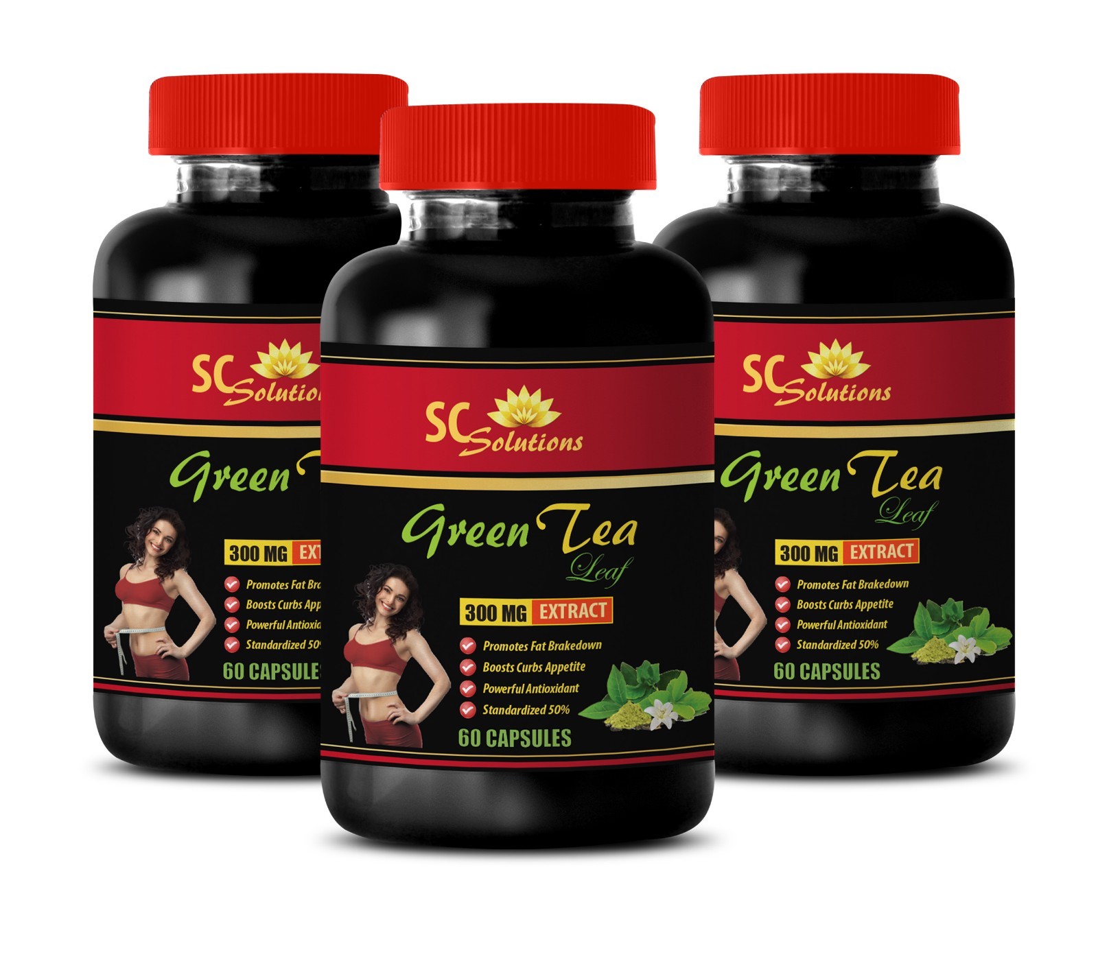 curb appetite – GREEN TEA LEAF EXTRACT 300mg – weight loss 3B
