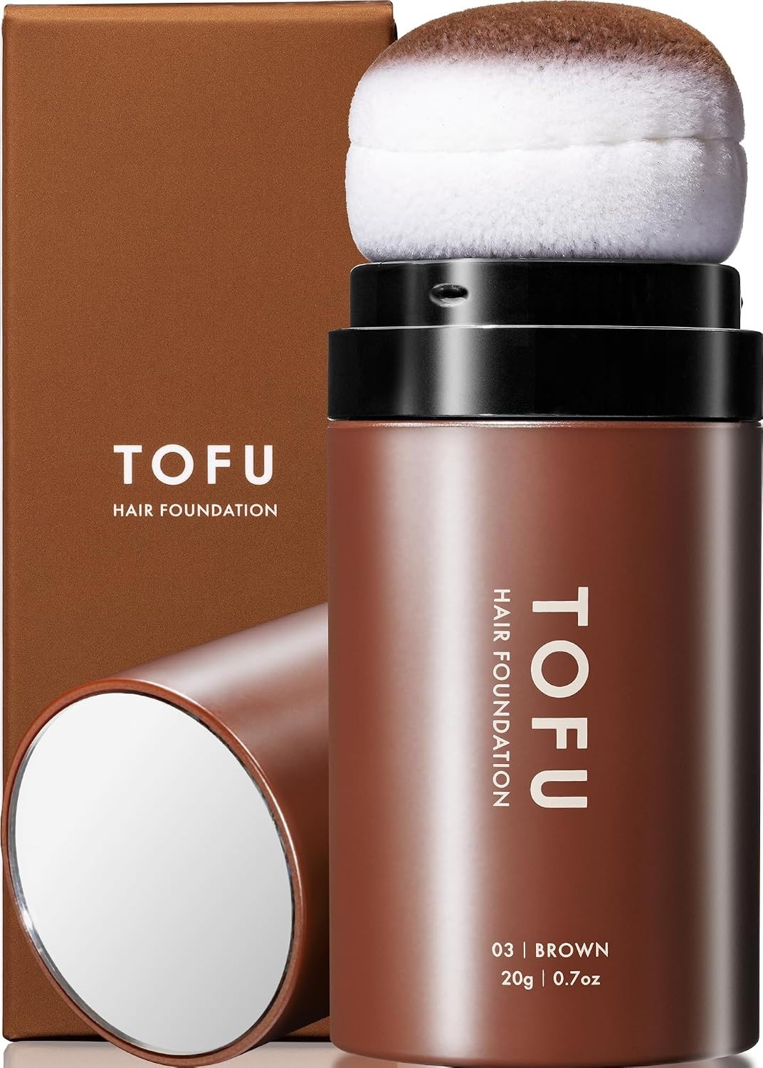 TOFU Hairline Powder Brown 0.7oz Root Touch Up Concealer Made in Japan