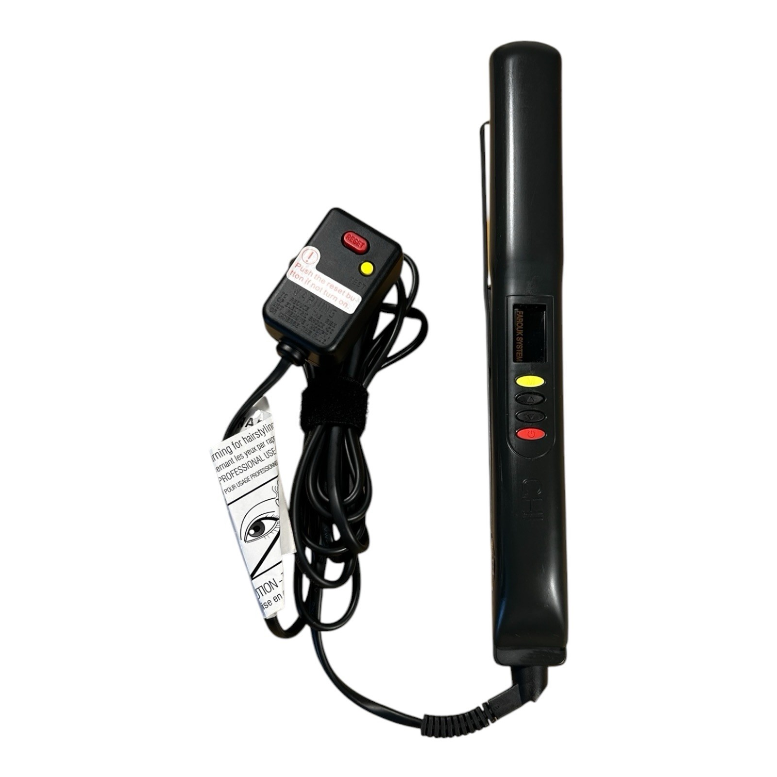 CHI AutoDIGITAL Ceramic Flat Iron 1 Inch Only 8 Hours Use GF1004USA EUC