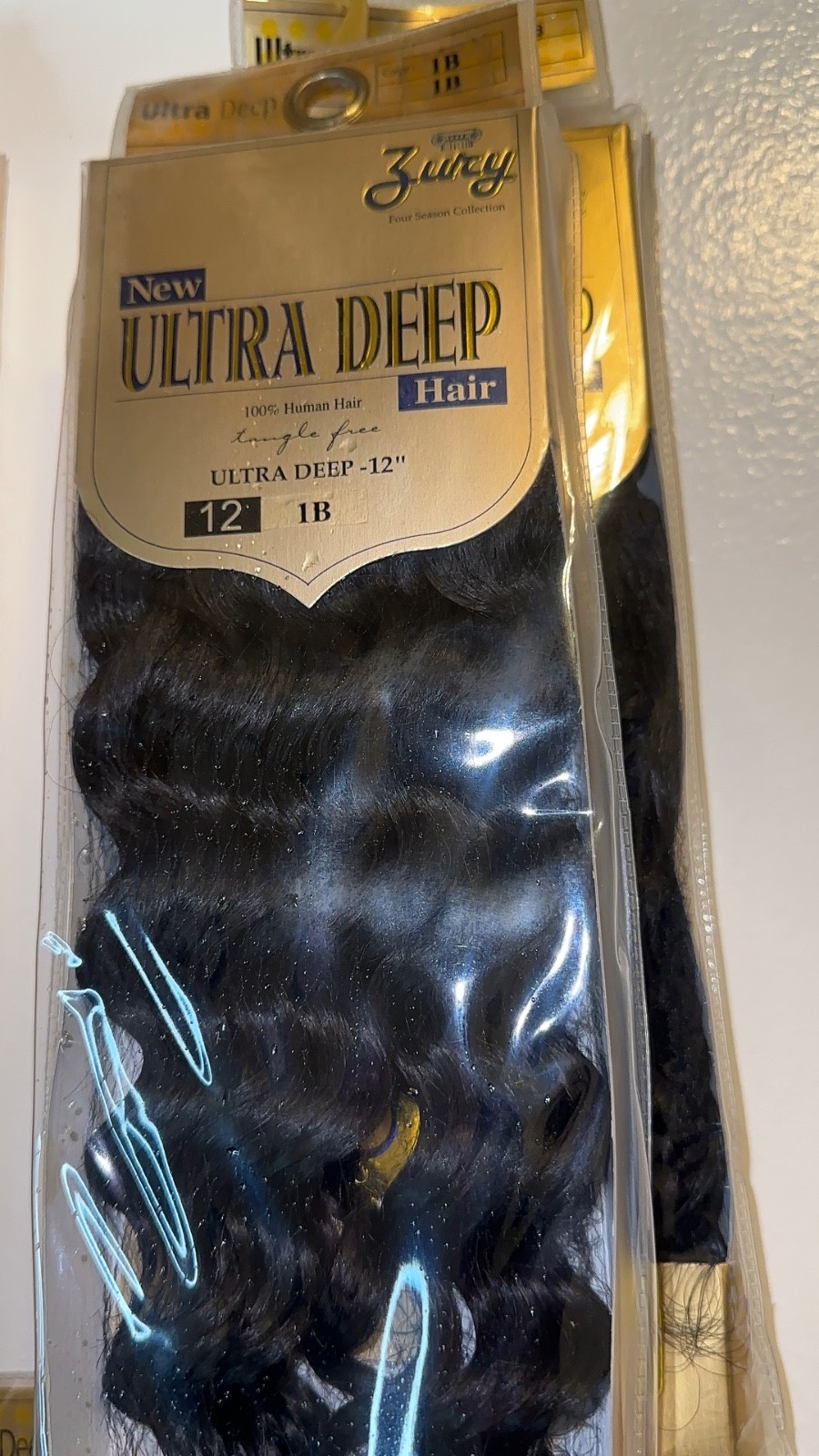 Zury Ultra Deep Hair – 100% Human Hair- Tangle Free 12”
