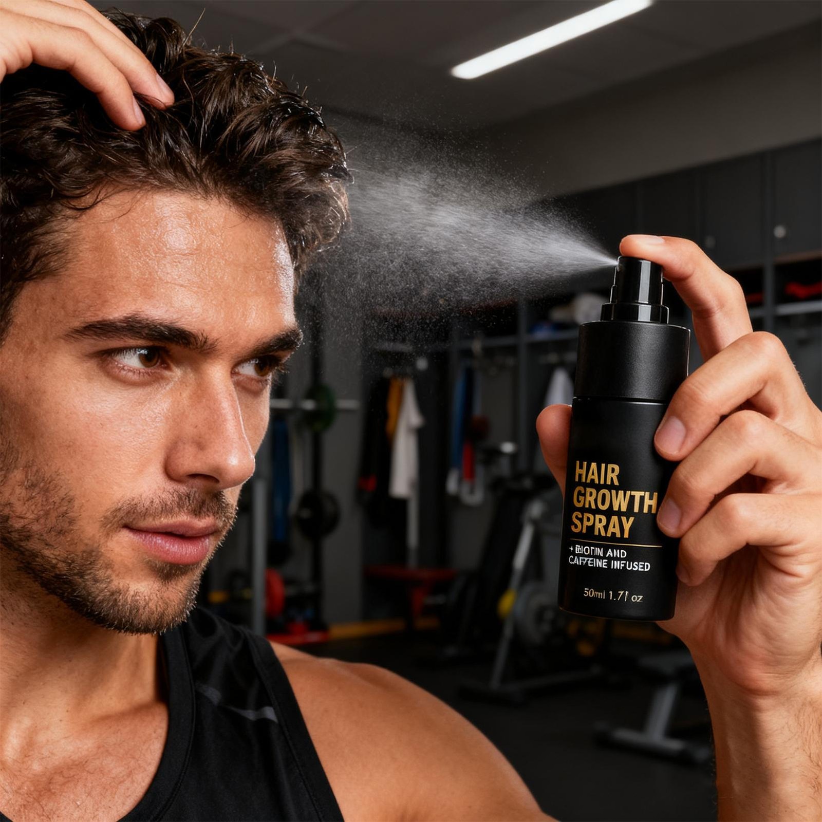 Halo Growth Grow Hair Spray Plant-based Hair Thickening Spray For Home 50ml