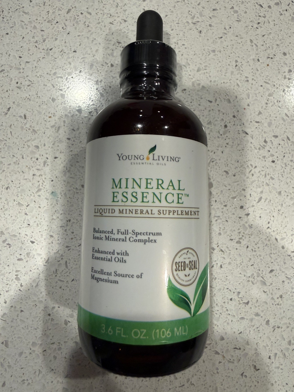 Young Living Mineral Essence Liquid Mineral Supplement 3.6 oz. NEW SEALED