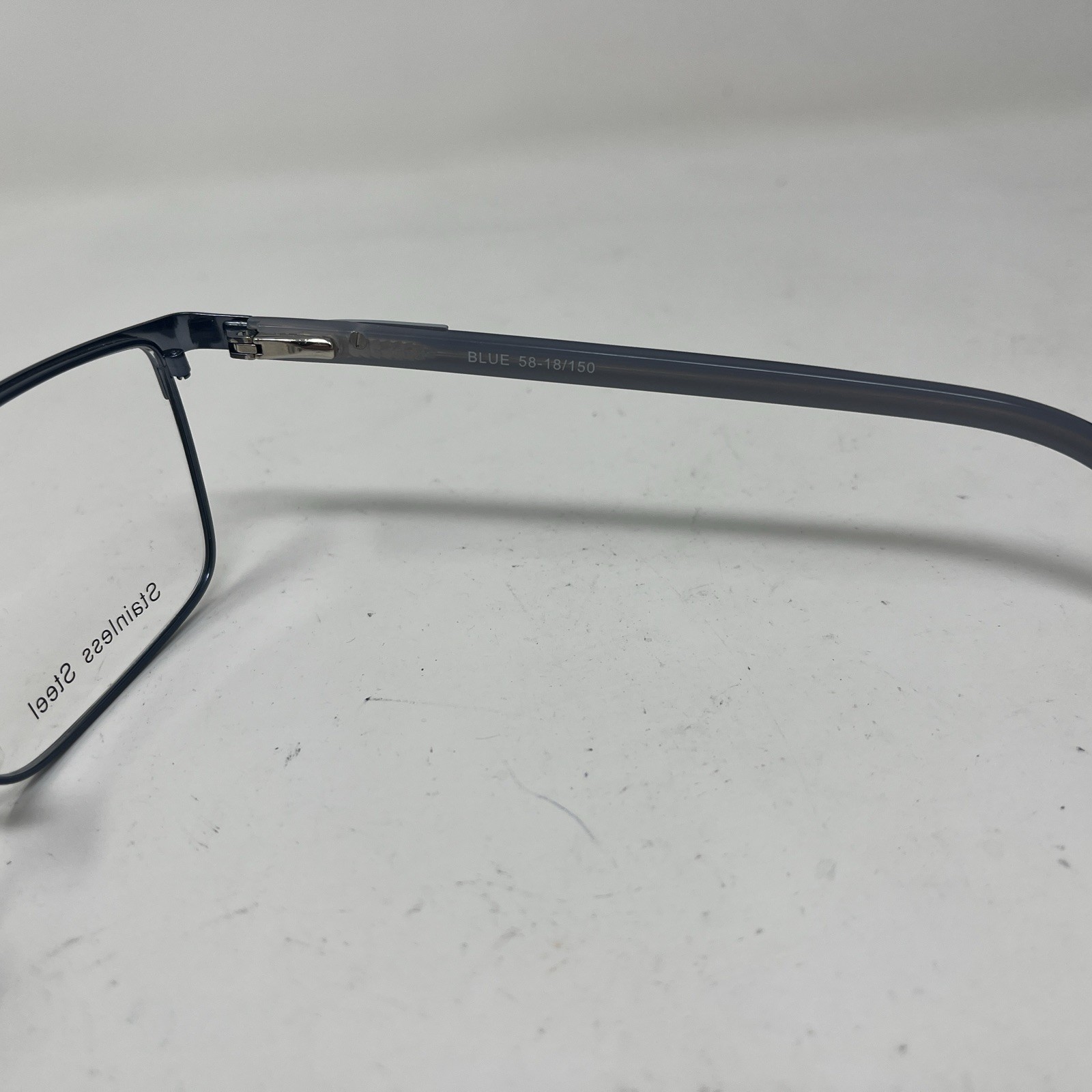 BAM EYEWEAR 520 Blue 58-18-150 Large Flex Hinge Eyeglasses (747