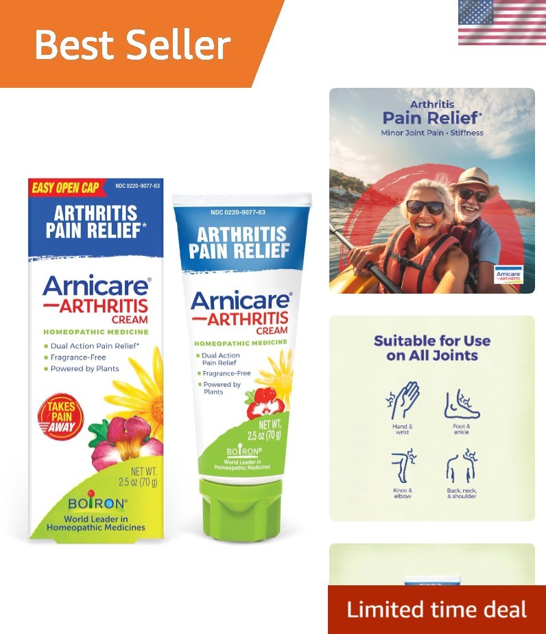 Arnicare Arthritis Cream – Dual Action Pain Relief for Knees, Joints & Muscles