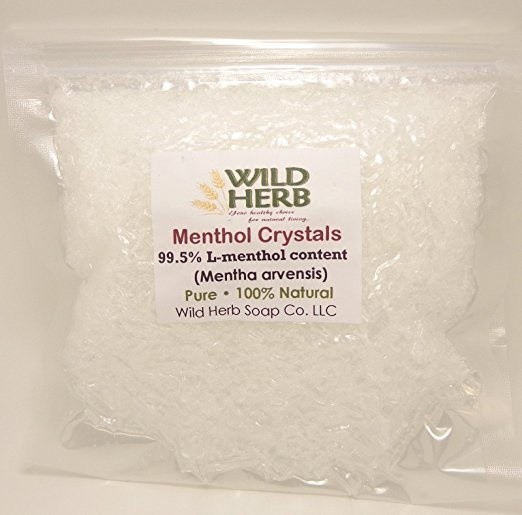 NATURAL MENTHOL CRYSTALS | USP Grade Mentha Arvensis | BULK SIZES | US SELLER