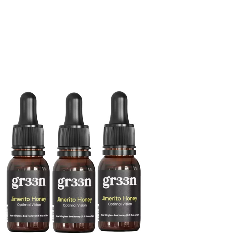GR33N designed for Honey Jimerito Eye Health Care Drops Natural Liquid Support-