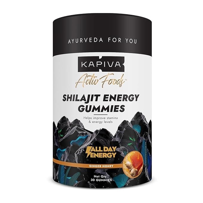 Kapiva Himalayan Shilajit Gummies 225mg | Ginger Honey Flavour I Duty Free In US