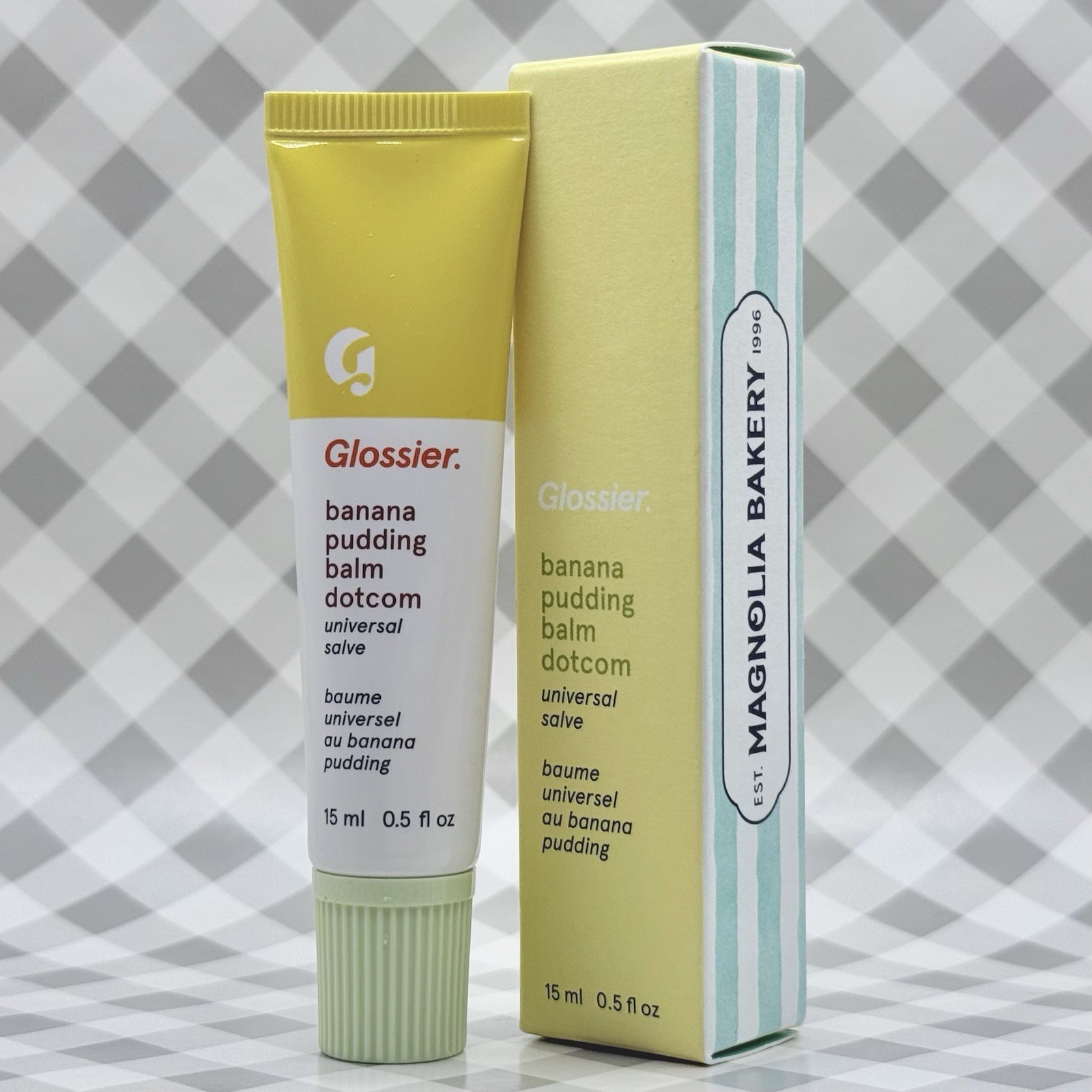 Glossier x Magnolia Bakery BANANA PUDDING Balm Dotcom Ltd Ed ••NEW IN BOX••🎁