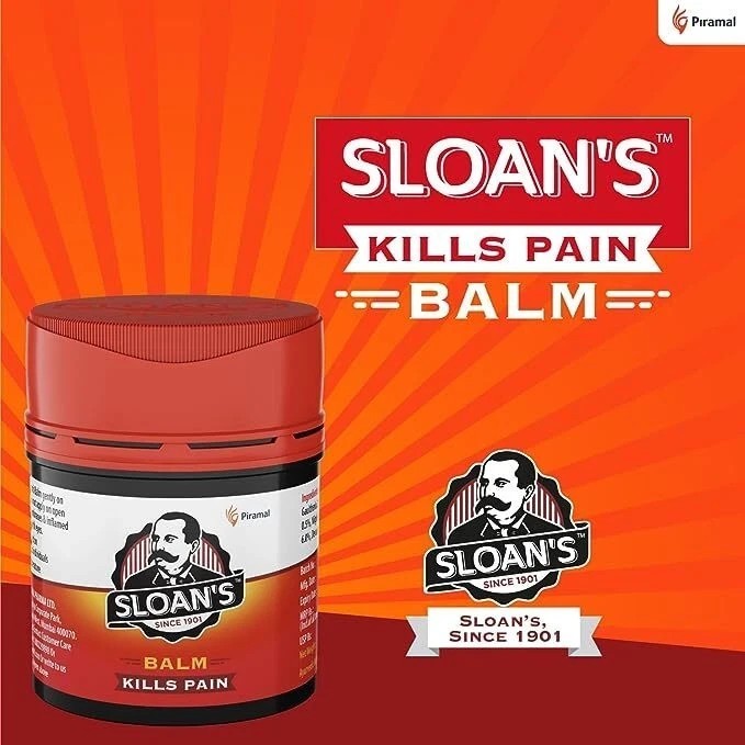 3X Sloan’s Balm | Kills Severe Pain | 20gm Power of Ayurveda with 5 Herbal Oils