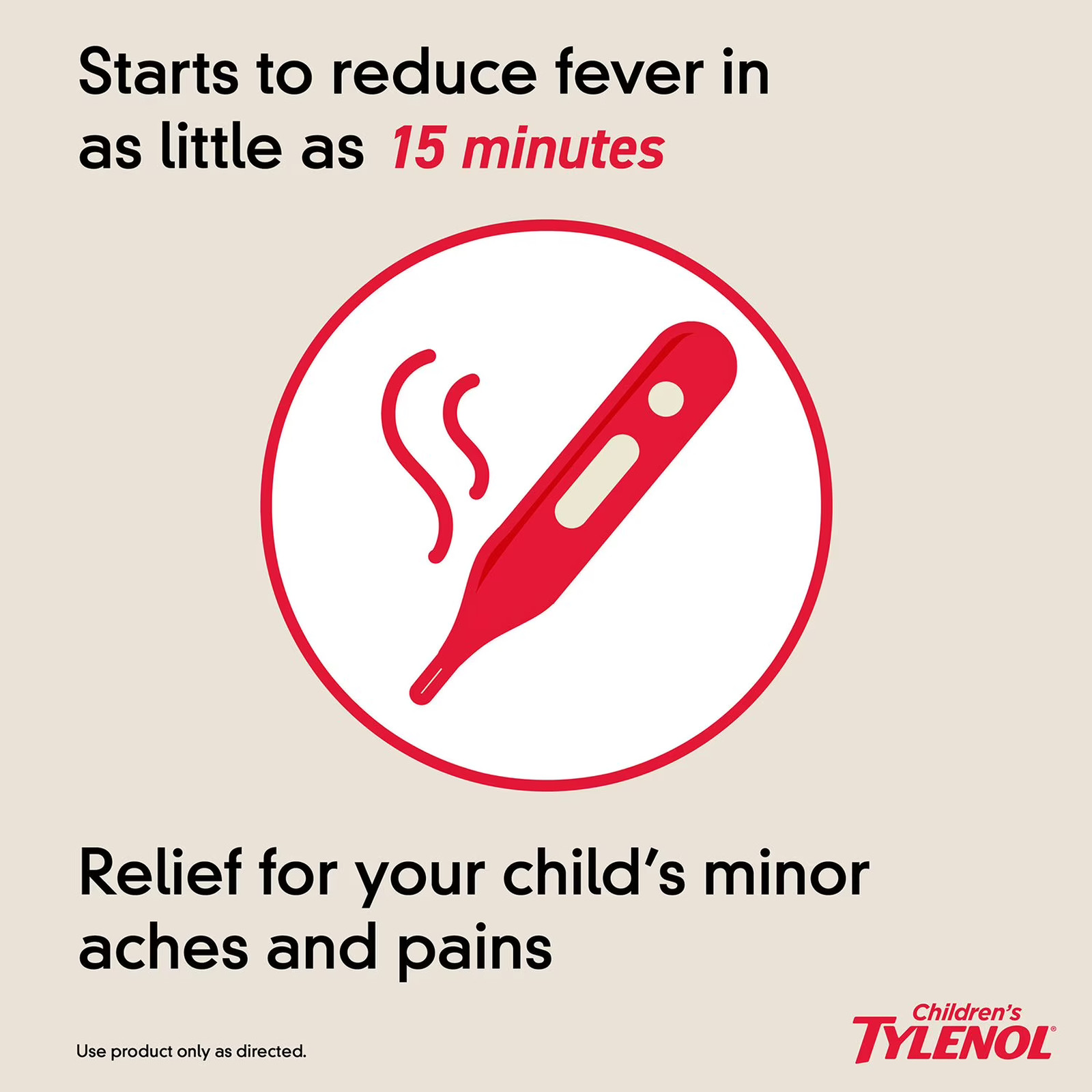 Childrens Tylenol Oral Suspension 3 Pk Acetaminophen Pain Reliever Fever Reducer