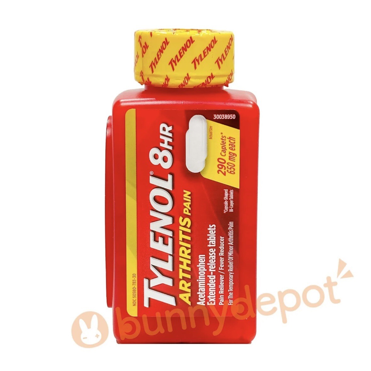 TYLENOL 8HR ARTHRITIS PAIN Acetaminophen 650mg, 290 Caplets, Extended release