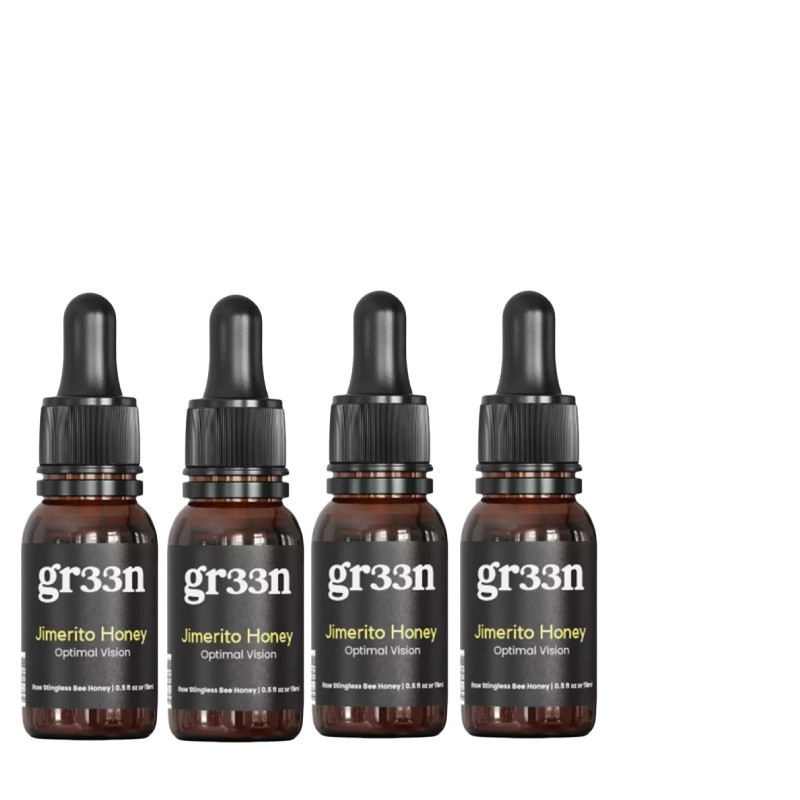 GR33N designed for Honey Jimerito Eye Health Care Drops Natural Liquid Support-