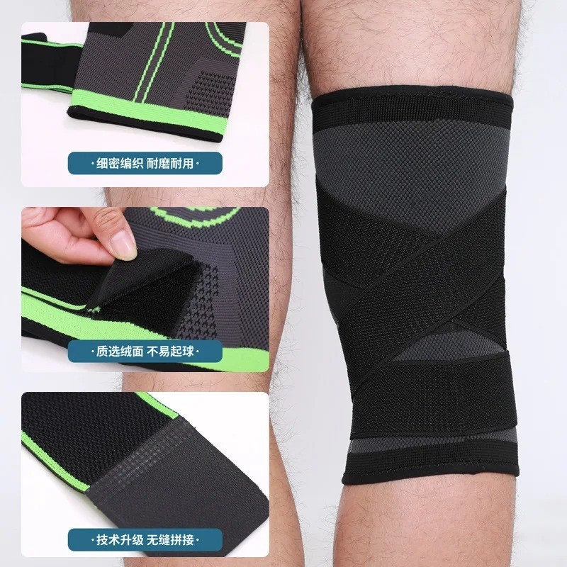 Knee Sleeve Compression Brace Support for Sport Joint Pain Arthritis Relief