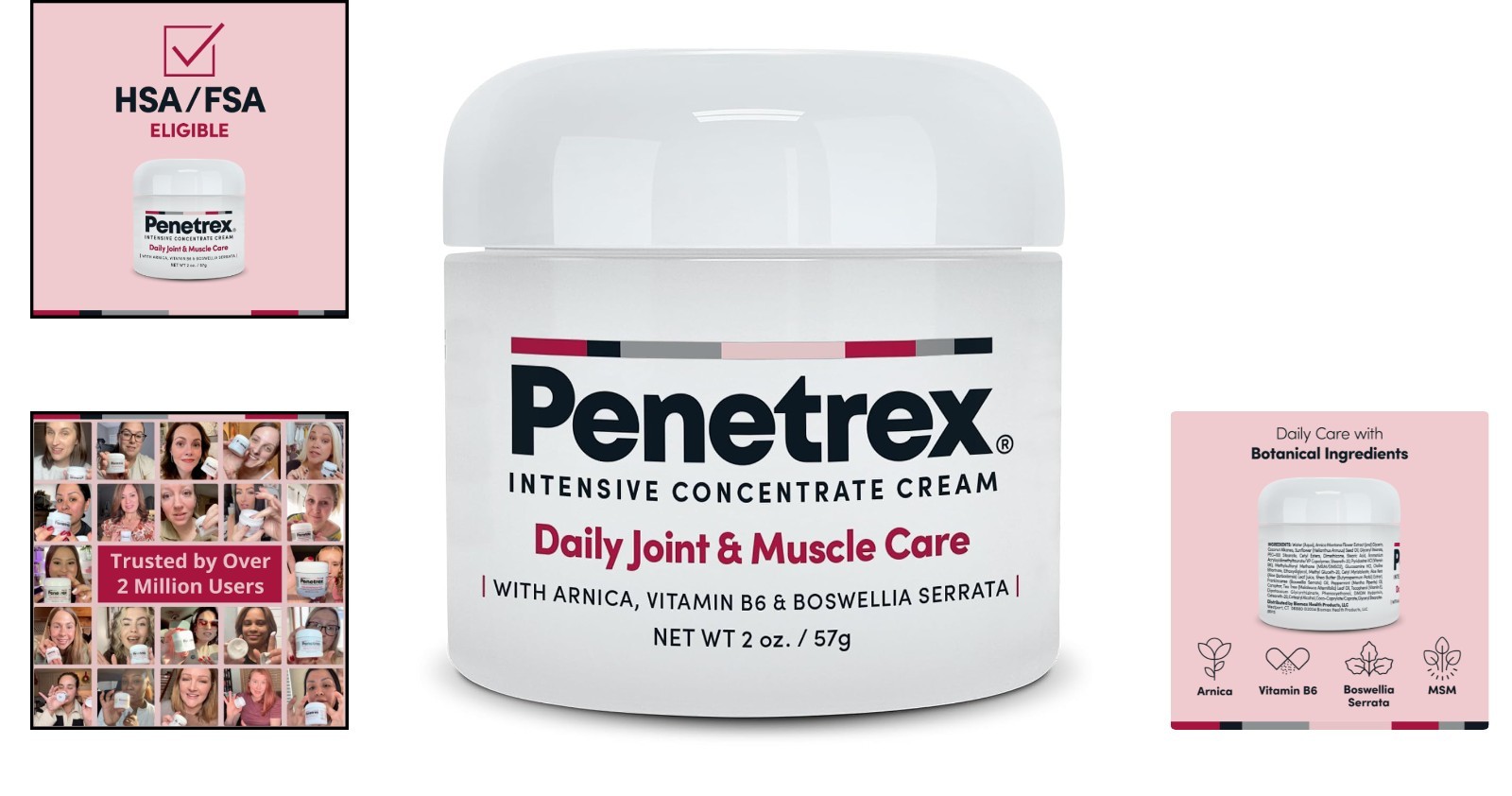 Daily Muscle & Joint Care Cream with Botanical Relief