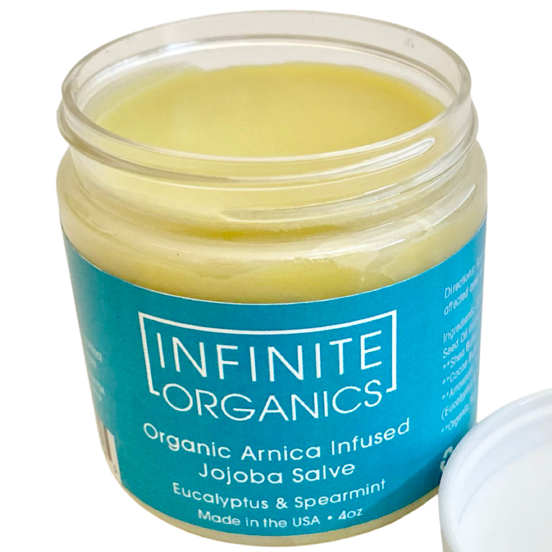 4oz 3000mg Hemp Oil Organic Jojoba Arnica Pain Salve – Eucalyptus and Spearmint