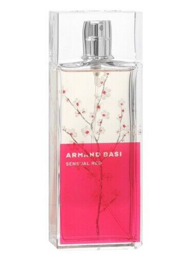 ARMAND BASI SENSUAL RED-WOMEN-EDT-SPRAY-3.4 OZ-100ML-AUTHENTIC-MADE IN SPAIN
